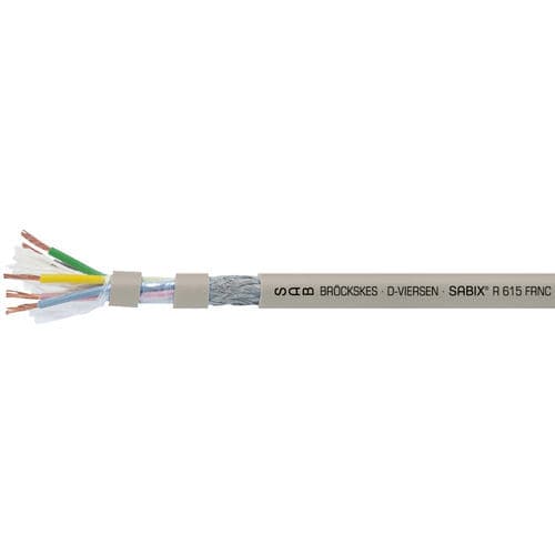 Электрический кабель без галогенов - SABIX® R 615 FRNC - SAB BROECKSKES GMBH & Co. KG - для передачи данных / DIN / изолированный