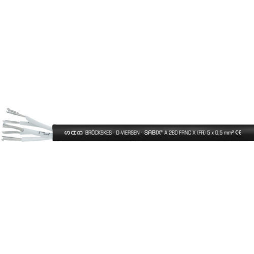 Электрический кабель без галогенов - SABIX® A 280 FRNC X (FR) - SAB BROECKSKES GMBH & Co. KG - питания / DIN / изолированный