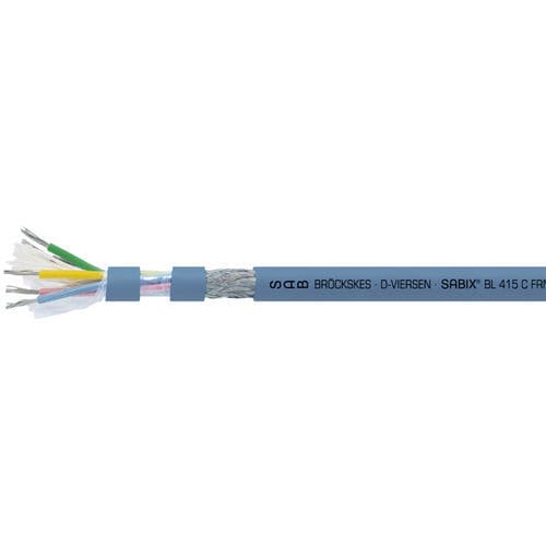 Электрический кабель без галогенов - SABIX® BL 415 C FRNC - SAB BROECKSKES GMBH & Co. KG - для передачи данных / DIN / изолированный