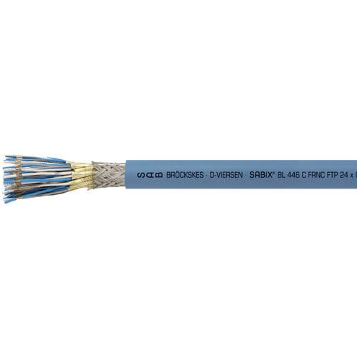 Электрический кабель без галогенов - SABIX® BL 446 C FRNC FTP - SAB BROECKSKES GMBH & Co. KG - для передачи данных / DIN / изолированный