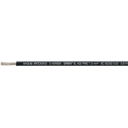 Гибкий электрический кабель - SABIX® BL 402 FRNC - SAB BROECKSKES GMBH & Co. KG - питания / изолированный / с замедлителем пламени