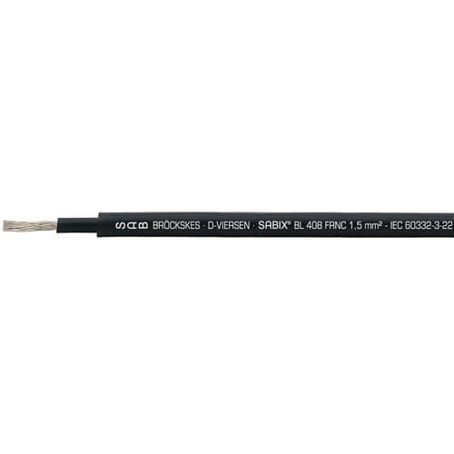 Электрический кабель без галогенов - SABIX® BL 408 FRNC - SAB BROECKSKES GMBH & Co. KG - питания / изолированный / с замедлителем пламени