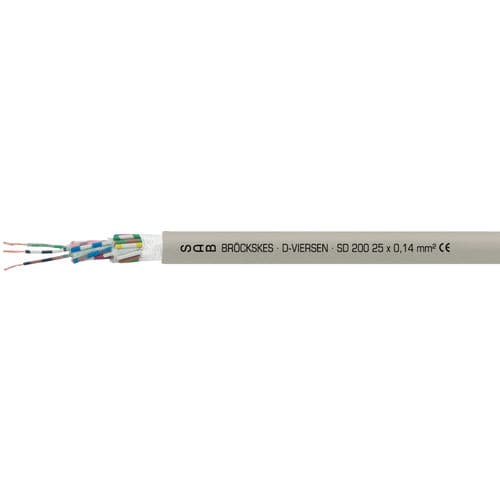 Электрический кабель большой гибкости - SD 200  - SAB BROECKSKES GMBH & Co. KG - для передачи данных / DIN / изолированный