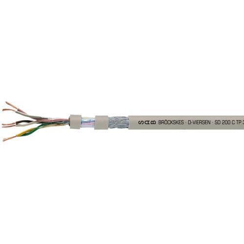 Гибкий электрический кабель - SD 200 C TP - SAB BROECKSKES GMBH & Co. KG - для передачи данных / DIN / изолированный