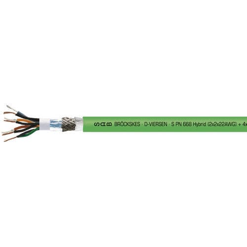 Гибридный электрический кабель - S PN 668  - SAB BROECKSKES GMBH & Co. KG - Ethernet / RJ45 / маслоустойчивый