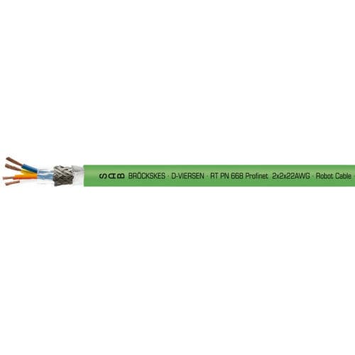 Электрический кабель ProfiNet - RT PN 668 - SAB BROECKSKES GMBH & Co. KG - для передачи данных / RJ45 / изолированный