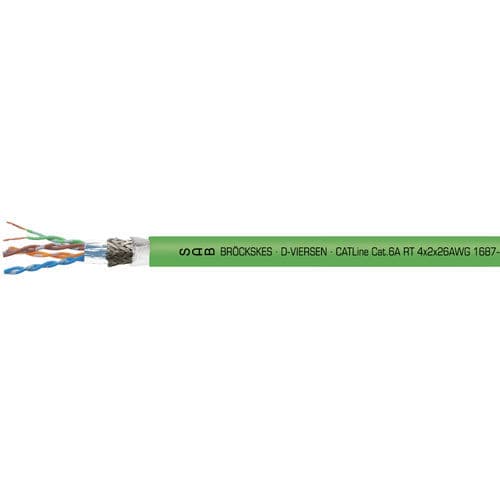 Электрический кабель для передачи данных - 16874631 - SAB BROECKSKES GMBH & Co. KG - Gigabit Ethernet / RJ45 / изолированный