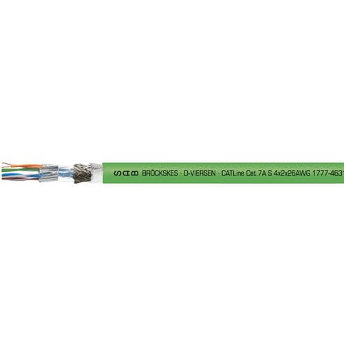 Электрический кабель CAT 7a - 17774 series - SAB BROECKSKES GMBH & Co. KG - для передачи данных / Gigabit Ethernet / изолированный