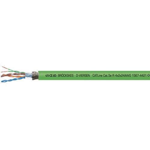 Электрический кабель CAT 5e - 1567 series - SAB BROECKSKES GMBH & Co. KG - для передачи данных / Ethernet / изолированный
