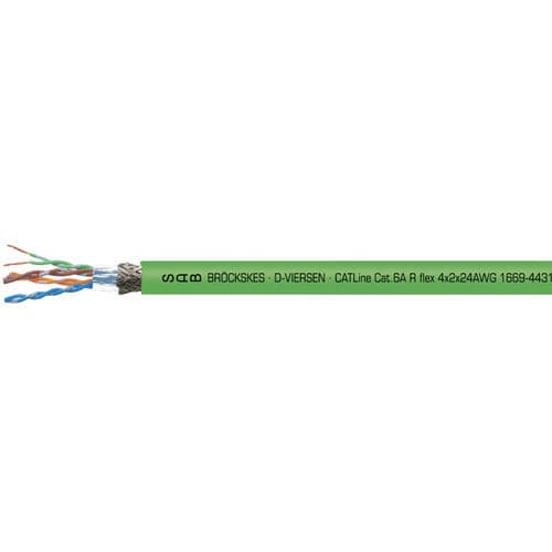 Электрический кабель CAT 6a - 16694 series - SAB BROECKSKES GMBH & Co. KG - для передачи данных / DIN / Ethernet