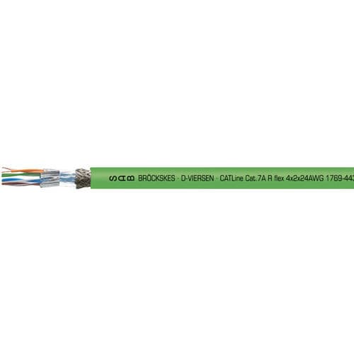 Электрический кабель CAT 7a - 17694431 - SAB BROECKSKES GMBH & Co. KG - для передачи данных / Ethernet / RJ45