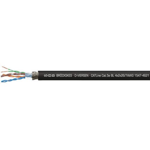 Электрический кабель CAT 5e - 15474621 - SAB BROECKSKES GMBH & Co. KG - для передачи данных / Ethernet / RJ45