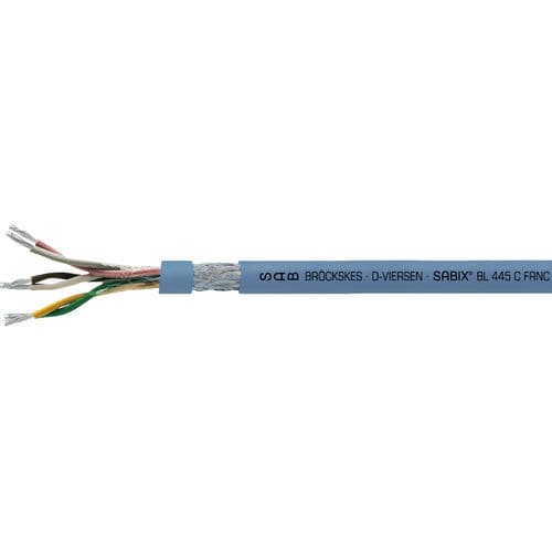 Электрический кабель без галогенов - SABIX® BL 445 C FRNC TP - SAB BROECKSKES GMBH & Co. KG - для передачи данных / DIN / изолированный