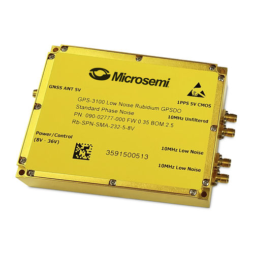 Электронный генератор колебаний - GPS-3xx0 - Microsemi - часы / миниатюрный / для авиационной электроники