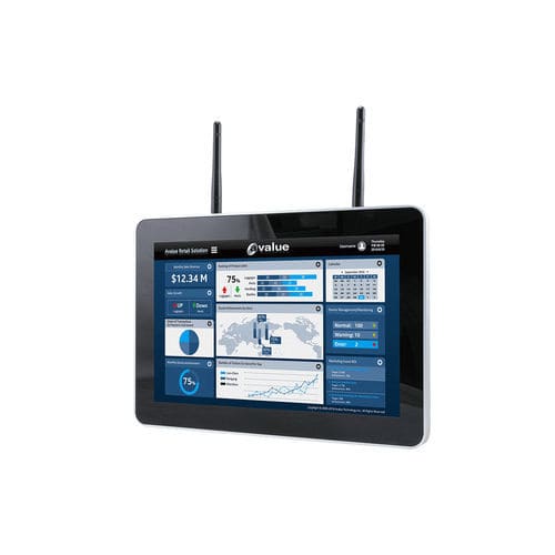 Панельный ПК с мультисенсорным экраном - SID-10WR2 - Avalue Technology Inc. - TFT LCD / с емкостным сенсорным экраном PCAP / со светодиодной подсветкой