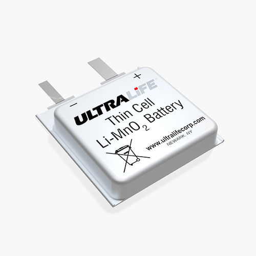 Литий-диоксид марганцевый аккумулятор - CP502520 - Ultralife Corporation - тонкий / 3 V / для использования в медицине