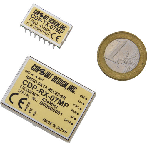 Приемопередатчик 434 MHz - CDP-TX/RX-07 series - Circuit Design, Inc. - FSK / для телеметрии / для дистанционного управления