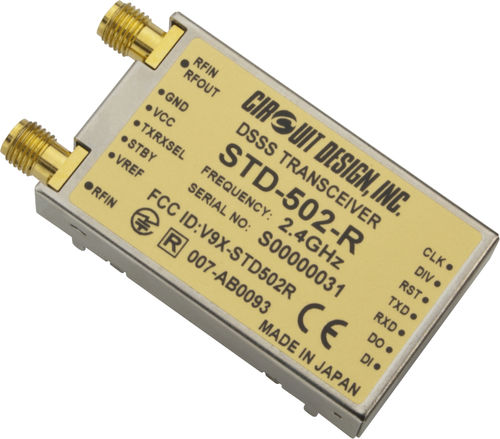 Приемопередатчик радио - STD-502-R - Circuit Design, Inc. - 2,4 ГГц