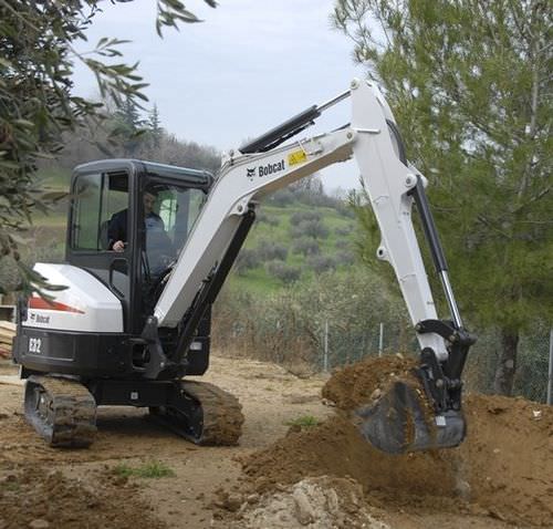 Экскаватор мини - E32 - BOBCAT - гусеничный / Tier 4 Interim / для строительной площадки