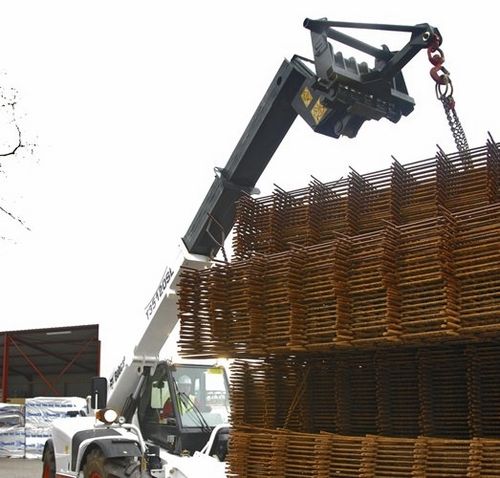 Поворотный кран для вилочного погрузчика - BOBCAT - для подъема / триангуляционный