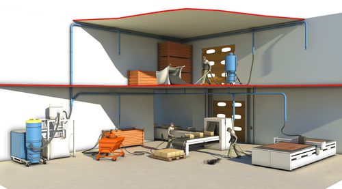 Централизованная система вакуумирования - CVS - Delfin Vacuums