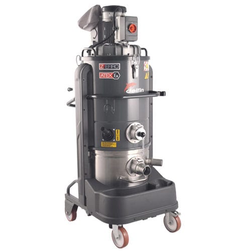 Промышленный пылесос - ZEFIRO 75 INERT - Delfin Vacuums - для опасных пылевых частиц / трехфазовый / на колесах