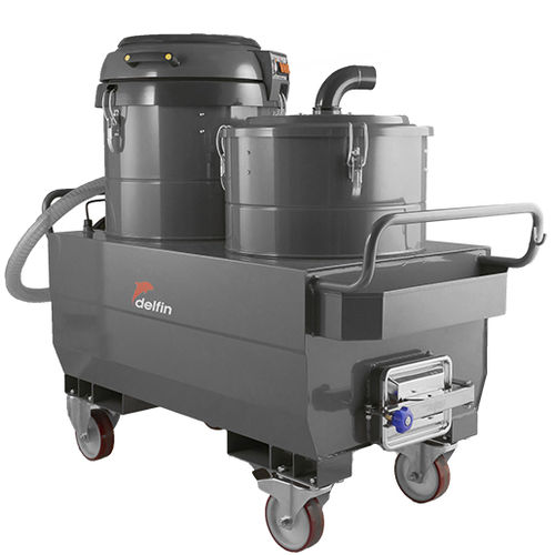 Промышленный пылесос - TC220 MPI - Delfin Vacuums - для сбора масел и стружки / монофазовый / мобильный