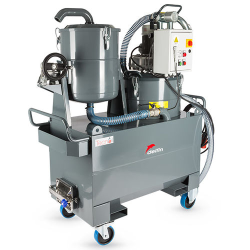 Промышленный пылесос - TC400 IF - Delfin Vacuums - для влажной уборки / для сбора масел и стружки / трехфазовый