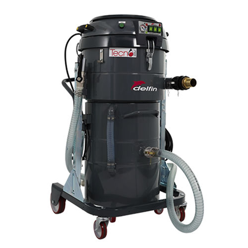 Промышленный пылесос - TC100 MPI - Delfin Vacuums - для влажной уборки / для сбора масел и стружки / монофазовый