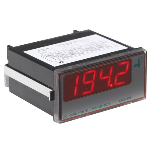 Контактный тахометр - Tacho | TACH3V5 - 4B Braime Components - на DIN-рейке / со светодиодным индикатором / с 4 цифрами