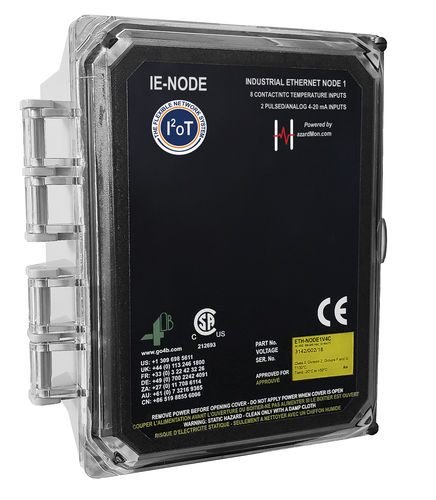 Система наблюдения для измерения температуры - IE-NODE - 4B Braime Components - состояния станка / состояния и диагностики / уровня