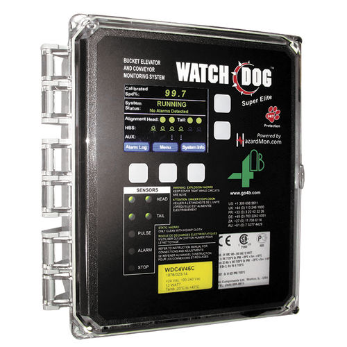 Устройство наблюдения для ленточного конвейера - WATCHDOG™ SUPER ELITE | WDC4 - 4B Braime Components - скорости / состояния станка / для измерения температуры