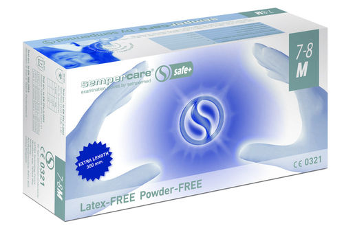 Перчатки для лаборатории - Sempercare® safe+ - Sempermed - от химических воздействий / из нитрильного каучука / из латекса