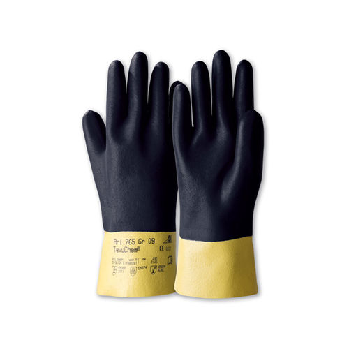 Перчатки для разгрузочно-погрузочных работ - TevuChem® 765 - Kächele Cama Latex - для металлургической промышленности / для нефтехимической промышленности / от химических воздействий
