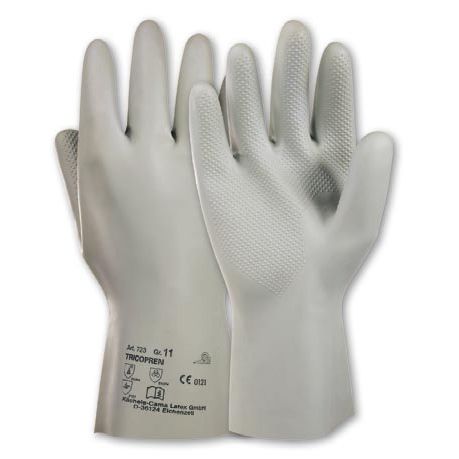 Рабочая перчатки - Tricopren® 723 - Kächele Cama Latex - для химической промышленности / от химических воздействий / из хлопка