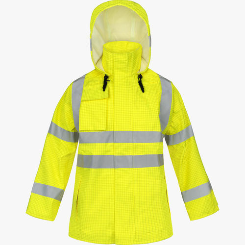 Куртка высокая видимость - HVAJ01YX - Lakeland Industries - рабочая / непромокаемая / с защитой от холода