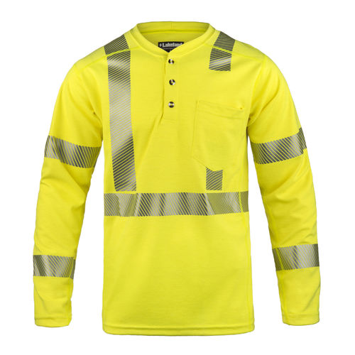 Рабочая футболка - HSAT29RT - Lakeland Industries - высокая видимость / с защитой от дугового разряда / для ткани