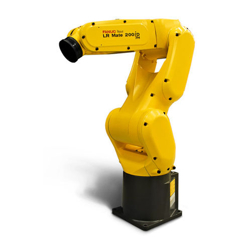 Шарнирный робот - LR Mate 200iD/7H - FANUC Europe Corporation - 5 осей / для разгрузочно-погрузочных работ / напольный