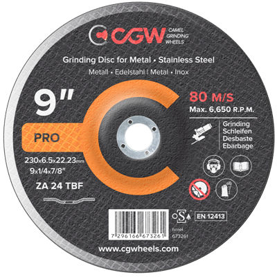 Абразивный круг с оксидом алюминия - Camel Grinding Wheels - для шлифования / для нержавеющей стали / для черных металлов