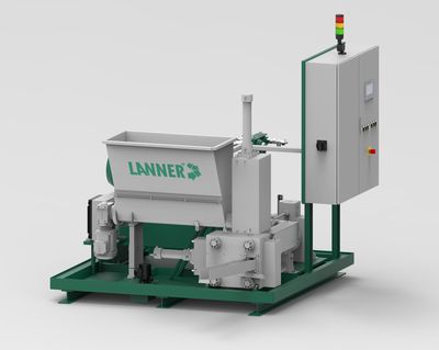 Брикетирующий пресс с металлической стружкой - LB series - Lanner Anlagenbau - для шлифовального шлама / автоматический