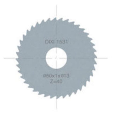 Отрезная фреза с карбидом - DIXI 1531 series - DIXI Polytool - для металла / с крупными зубьями