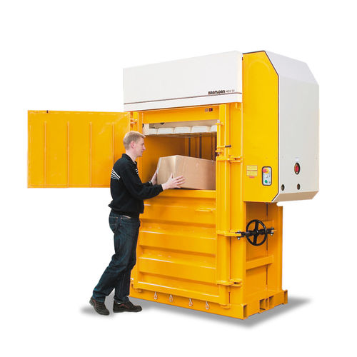Упаковочный пресс для картона - X50 - Bramidan Balers - для пластмассы / вертикальный / с фронтальной загрузкой