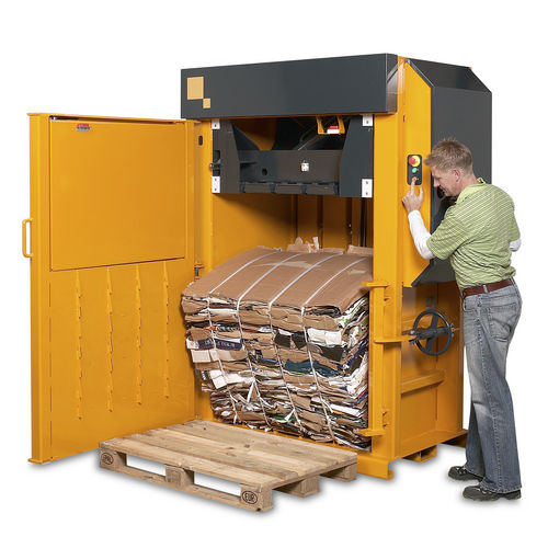 Упаковочный пресс для картона - X30 - Bramidan Balers - для пластмассы / вертикальный / с фронтальной загрузкой