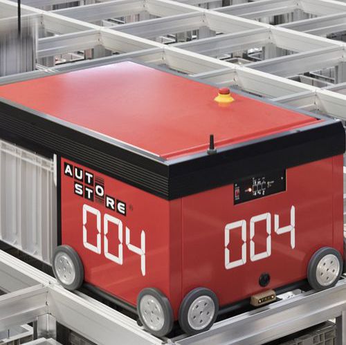Буферный складской стеллаж - AutoStore Red Line - DEMATIC