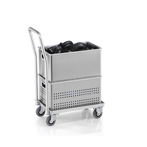 Транспортная тележка - G®-DOLLY C 915 series - Gmöhling Transportgeräte GmbH - алюминий / многоцелевая / держатели для контейнеров