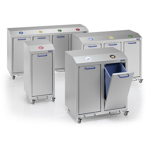 Мусорный контейнер из алюминия - G®-COLLECT X 2001 series - Gmöhling Transportgeräte GmbH - для городских отходов / для бытовых отходов / для бумаги