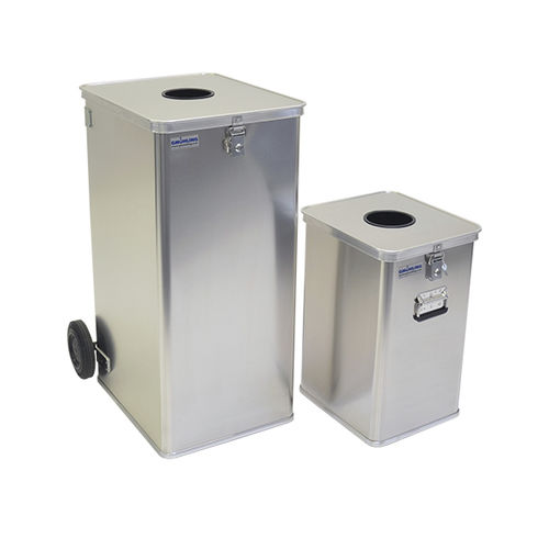 Контейнер для отходов из алюминия - G®-DROP series - Gmöhling Transportgeräte GmbH - для медицинских отходов / с крышкой / с ручкой