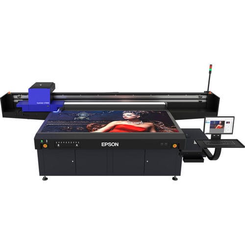 Принтер для больших форматов со струйной УФ-печатью - SureColor SC-V7000 - EPSON Europe - 10-цветный / для дерева / для пластмассы
