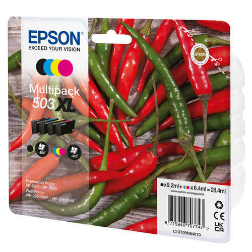 Чернила маджента - 503XL - EPSON Europe - желтый / черный / синий