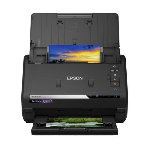 Сканер для документов с высокой скоростью - FastFoto FF-680W - EPSON Europe - цветной / беспроводной / фиксированный